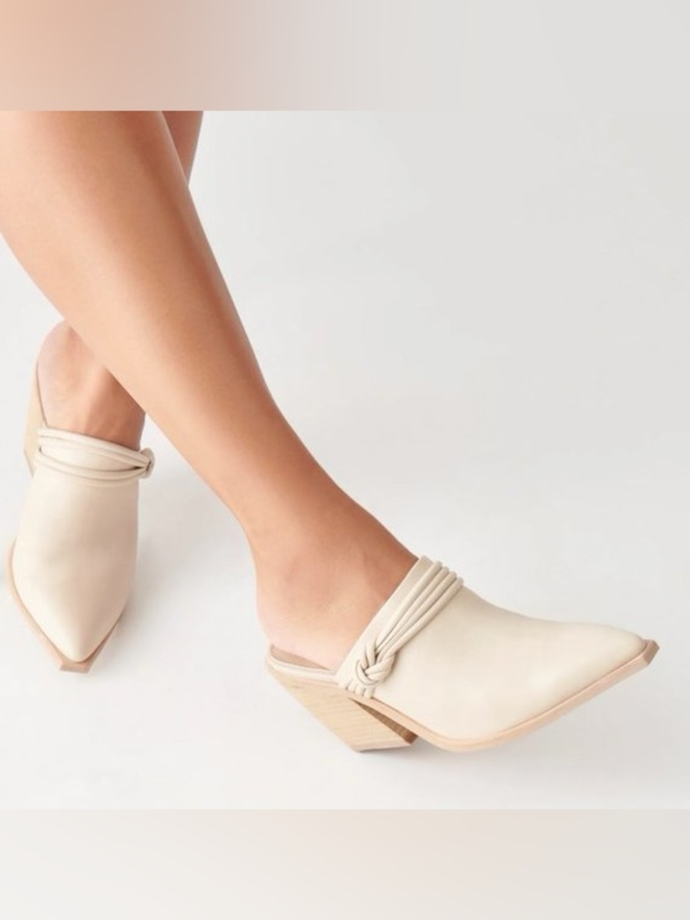 Dolce Vita Sita Cream Mules